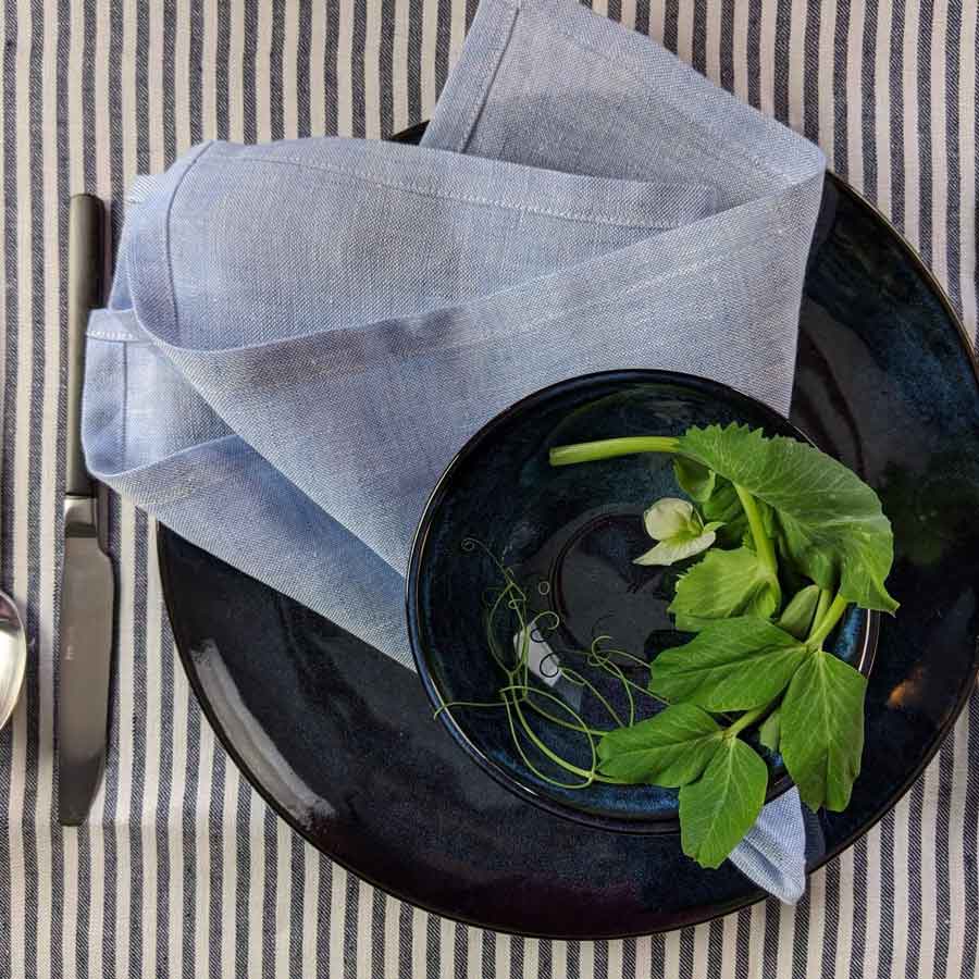 Tablescaping Chambray Napkins