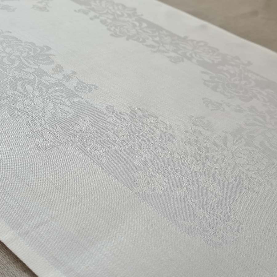 Chrysanthemum Damask Placemats - Ferguson's Irish Linen