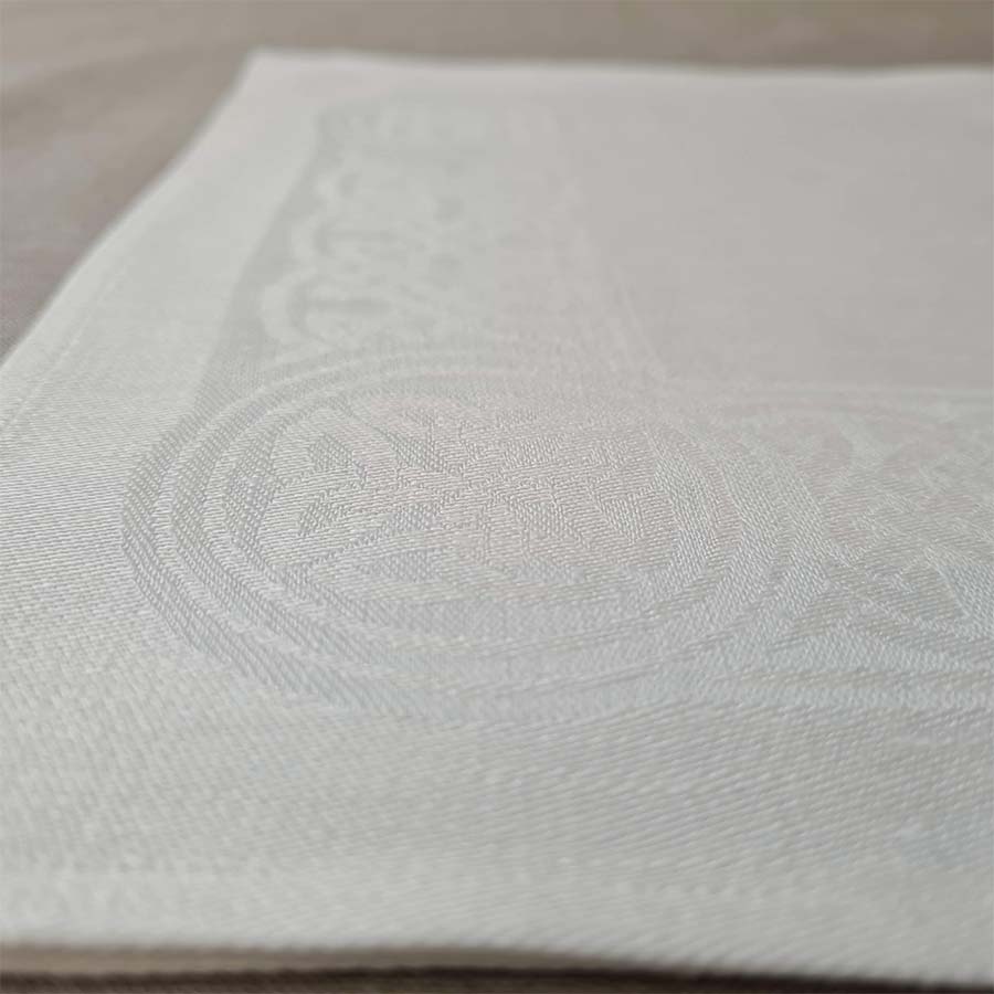 Colmcille Damask Placemats - Ferguson's Irish Linen