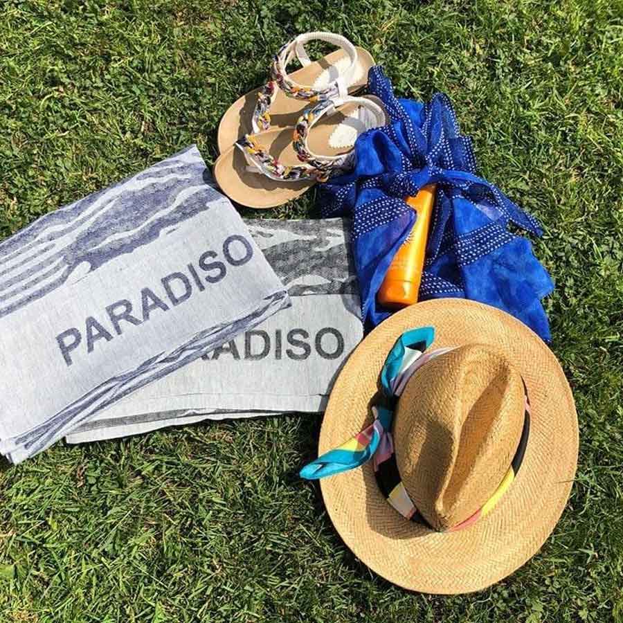 El Paradiso Linen Sun Bed Towel - Ferguson's Irish Linen