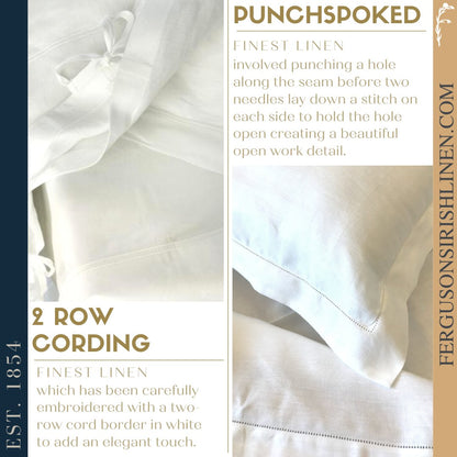 Finest Linen Bed Sheets (North American Sizes) - Ferguson's Irish Linen