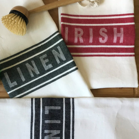 "Irish Linen" Linen Tea Towel - Ferguson's Irish Linen