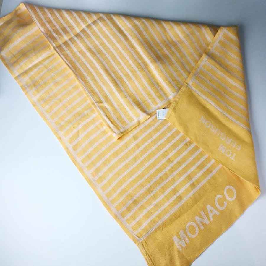 Monaco Linen Large Beach Towel - Ferguson's Irish Linen