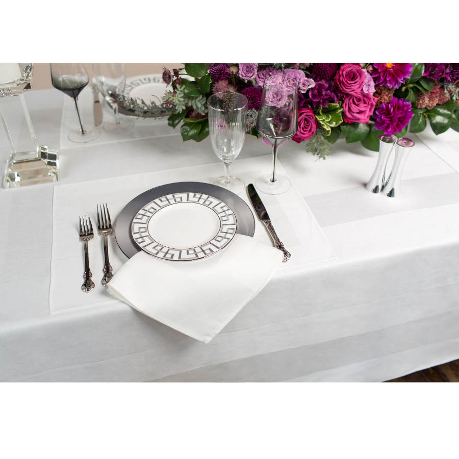 Satin Band Double Damask Placemats - Ferguson's Irish Linen