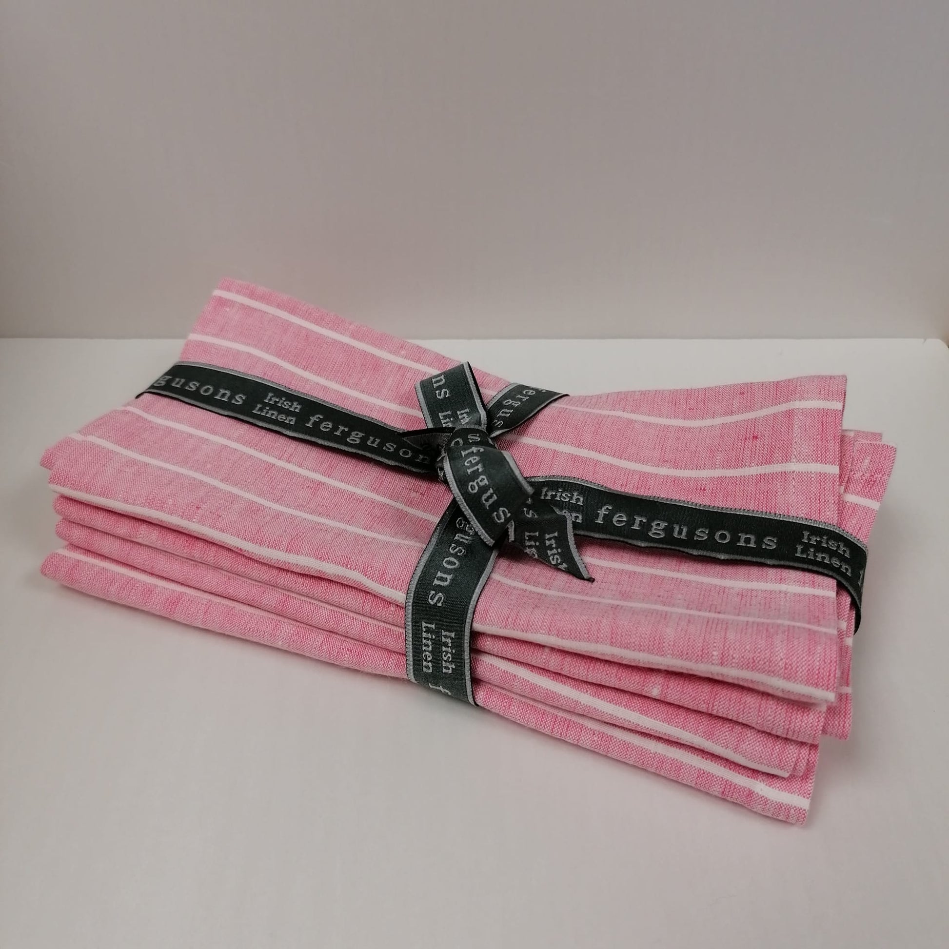 Tablescaping Geranium 4 Pack Pink Napkins - OFFER - Ferguson's Irish Linen