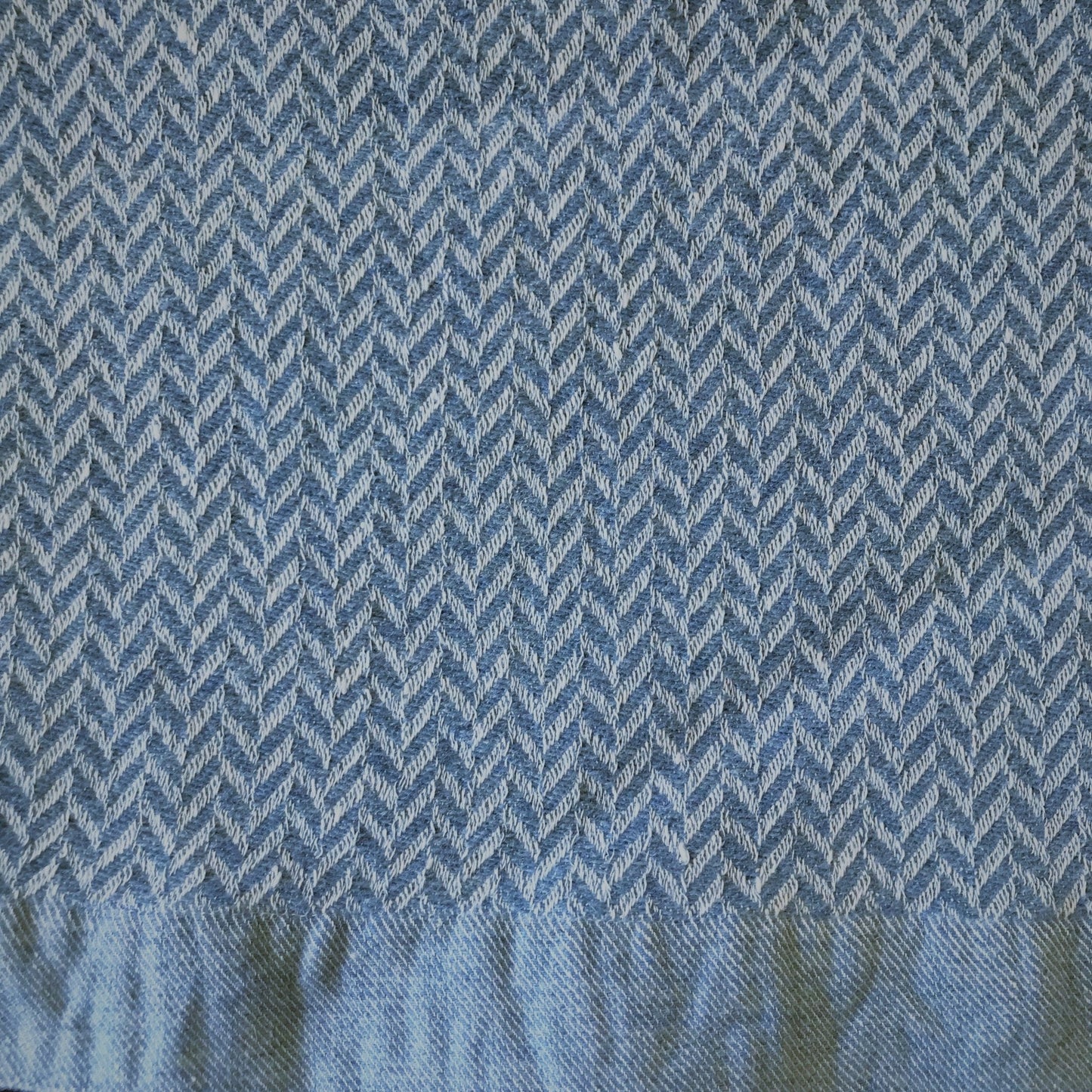 Tromso Herringbone Linen Wool Fusion Blanket - Ferguson's Irish Linen